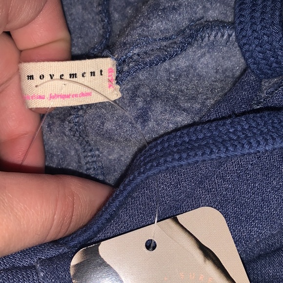 Free People Movement | Work it Out Blue Hoodie Size XS - Picture 12 of 12